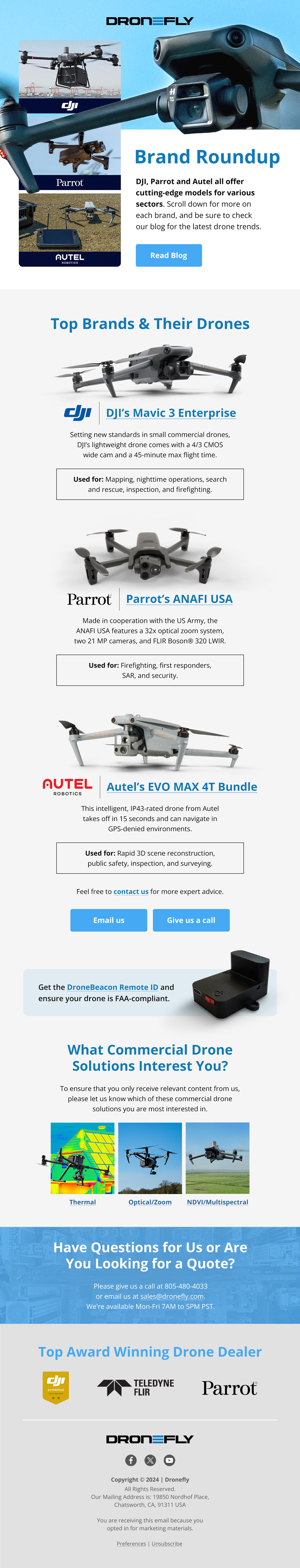 Three Brands, One Email