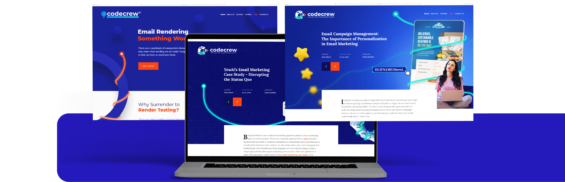 Email Marketing Agency UI Design