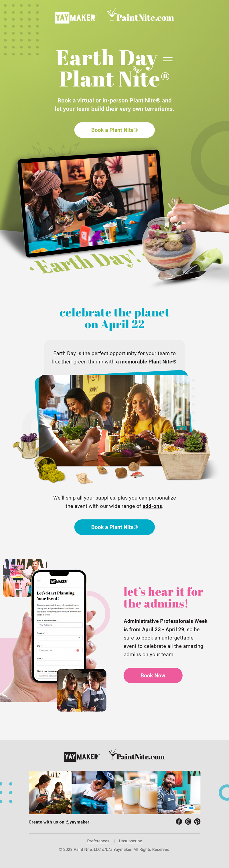 Tonal Shift: Corporate Events and the Earth Day Brief