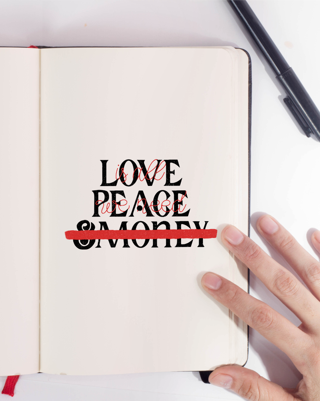 Love, Peace,  ~~Money~~ - Is All We Need (2)
