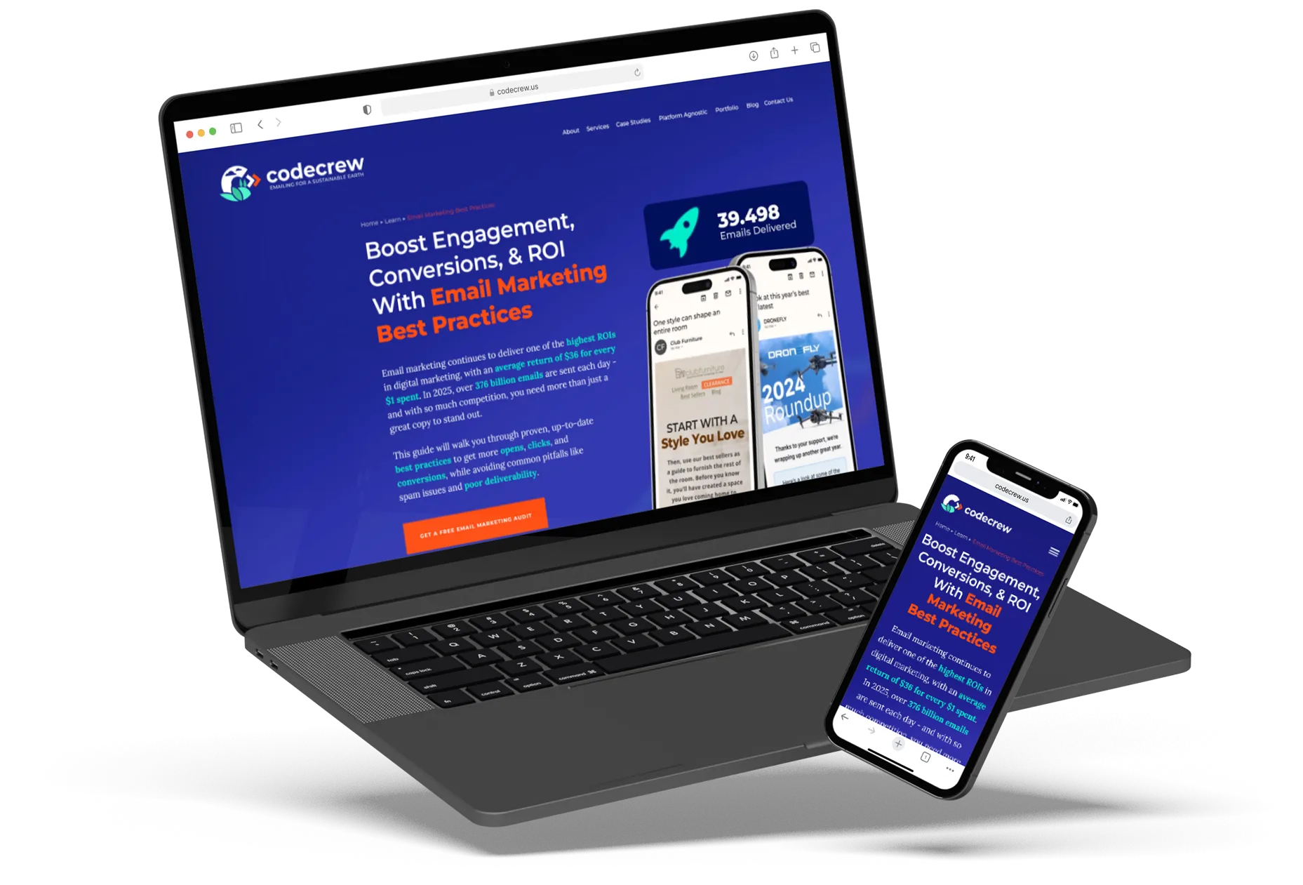 Email Marketing Agency UI Design
