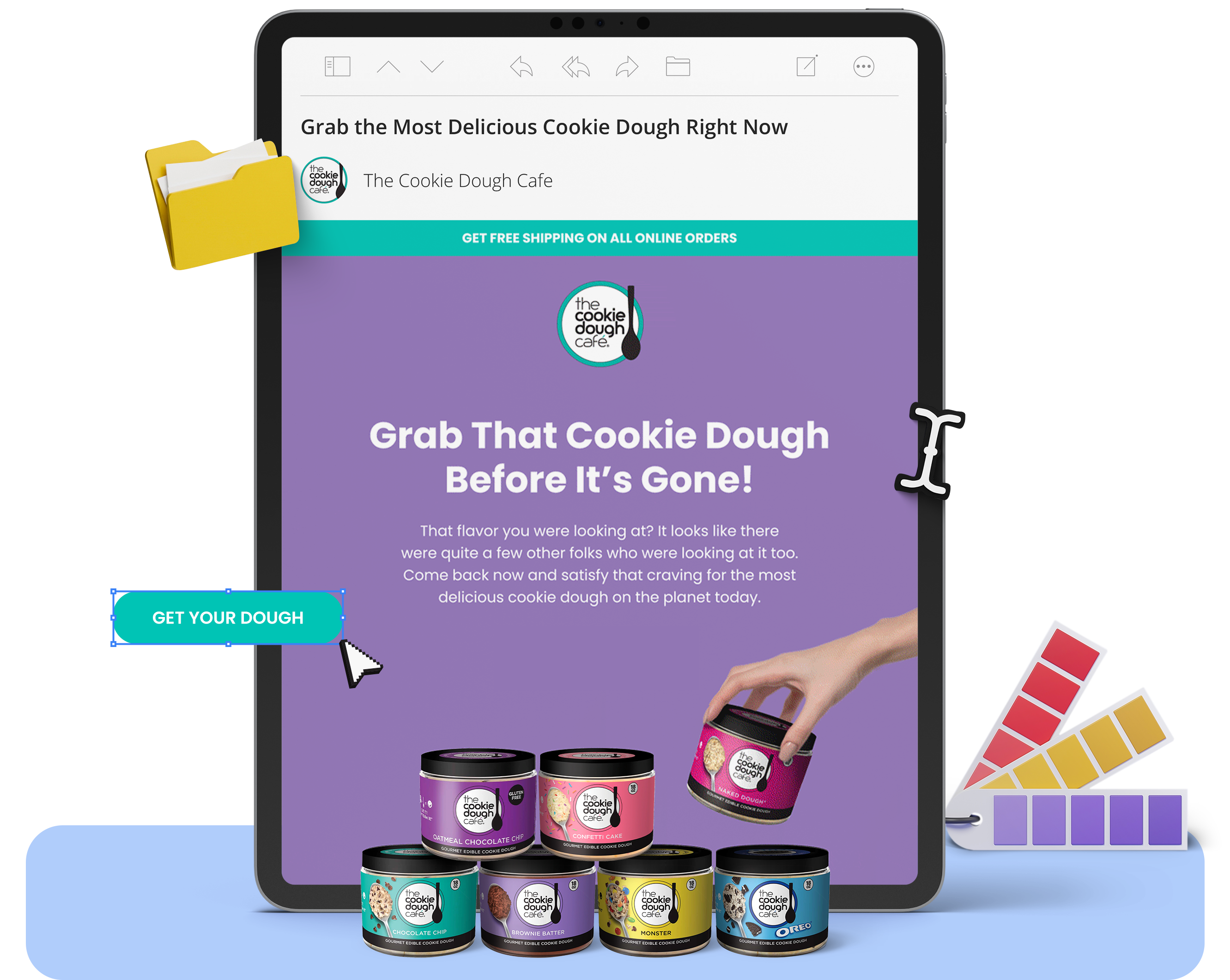 The hero image of a case study